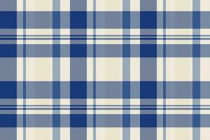 plaid sans couture textile de modèle tartan en tissu avec une vérifier texture vecteur Contexte.