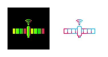 icône de vecteur satellite unique