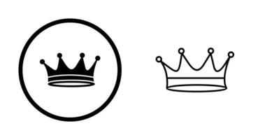 icône de vecteur de couronne de roi