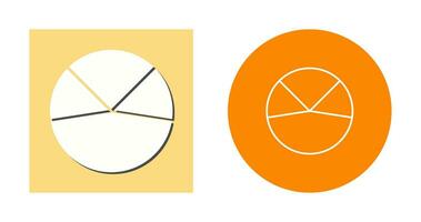 icône de vecteur d'analyse de graphique à secteurs