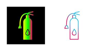 icône de vecteur d'extincteur unique