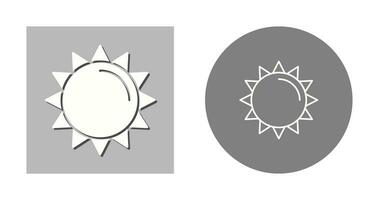 icône de vecteur de soleil