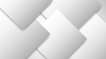 abstrait blanc et gris avec des rayures diagonales vecteur