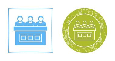 icône de vecteur de jury