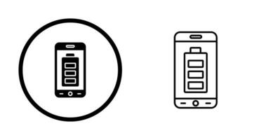 icône de vecteur de batterie mobile