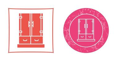icône de vecteur de tiroir d'armoire