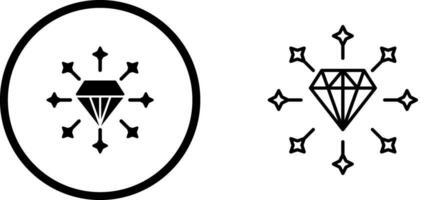 icône de vecteur de diamant