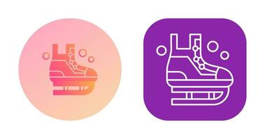 icône de vecteur de patinage sur glace