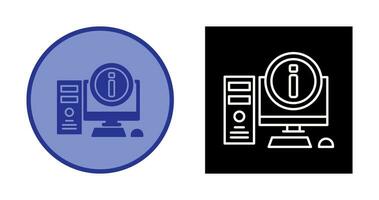 icône de vecteur d & # 39; ordinateur