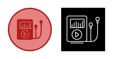 icône de vecteur de lecteur de musique