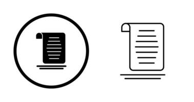 icône de vecteur de document