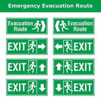 voie d'évacuation d'urgence