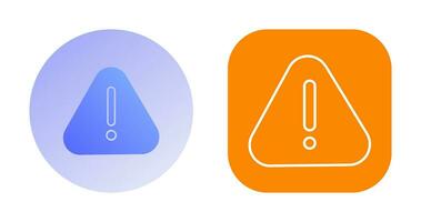 icône de vecteur d'avertissement
