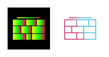 icône de vecteur de mur de briques