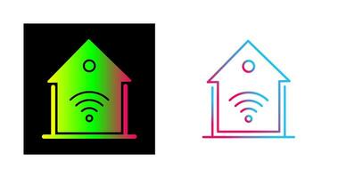 icône de vecteur de maison intelligente