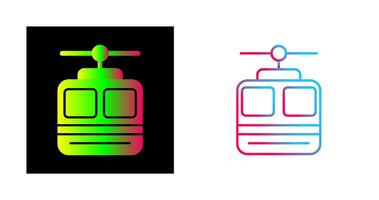 icône de vecteur de téléphérique