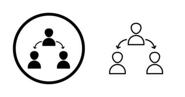 icône de vecteur d'utilisateurs connectés uniques