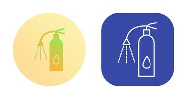 unique à l'aide de l'icône de vecteur d'extincteur