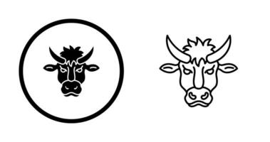 icône de vecteur de bison