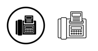 icône de vecteur de télécopie