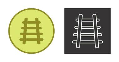 icône de vecteur de voies ferrées