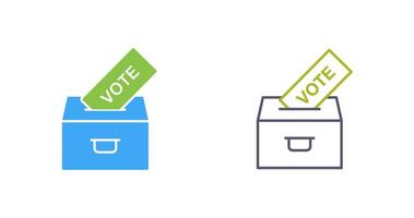 icône de vecteur de vote de casting