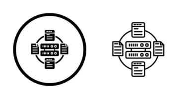 icône de vecteur de serveur