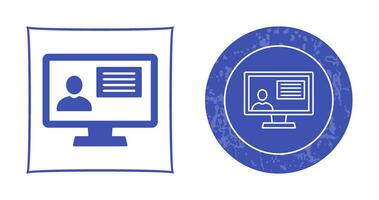 icône de vecteur d'éducation à distance