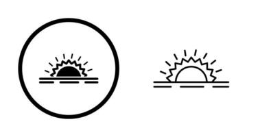 icône de vecteur de soleil