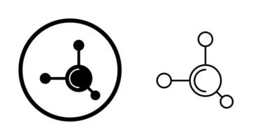 icône de vecteur de molécule