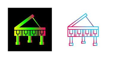 icône de vecteur de piano à queue