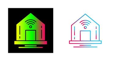 icône de vecteur de maison intelligente