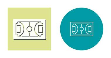 icône de vecteur de terrain de football