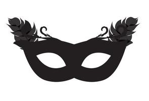 Masque de carnaval mascarade icône vector illustration