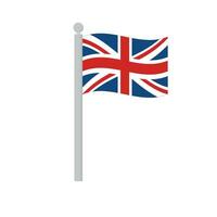 uni Royaume drapeau. drapeau de Royaume-Uni vecteur