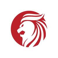 modèle de logo de lion vecteur