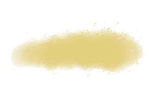 fond de trait de peinture aquarelle jaune. tache d'aquarelle vecteur