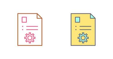 icône de vecteur de gestion de contenu unique