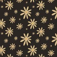 motif floral sans couture de feuillage abstrait exotique. illustration vectorielle vecteur