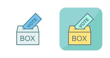 donner voter vecteur icône