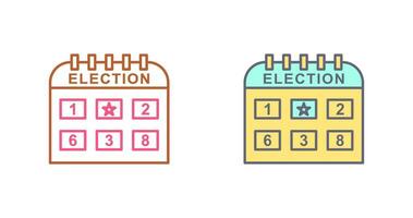 icône de vecteur de jour d'élection