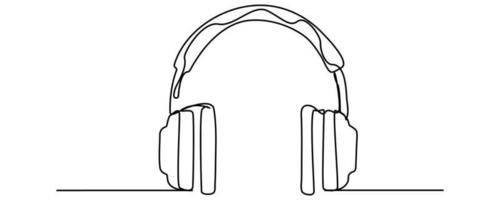 dispositif de haut-parleur d'écouteur en ligne continue vecteur