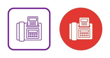 icône de vecteur de télécopie