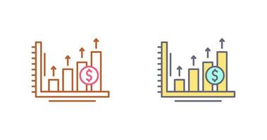 icône de vecteur de profit