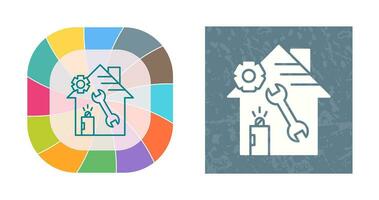 icône de vecteur de réparation à domicile
