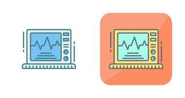 icône de vecteur de moniteur ekg