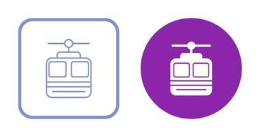 icône de vecteur de téléphérique