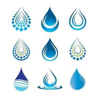 images de logo de goutte d'eau vecteur