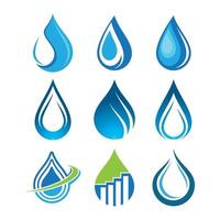 images de logo de goutte d'eau vecteur