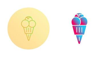 icône de vecteur de crème glacée